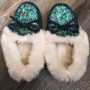 Cat & Jack toddler glittery slippers!